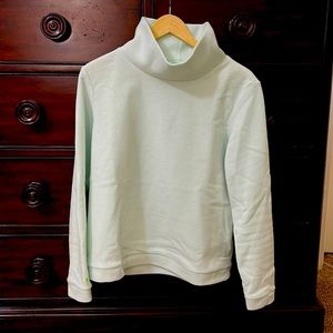 Dudley Stephens Park Slope Turtleneck in Mint Green EUC Size Large